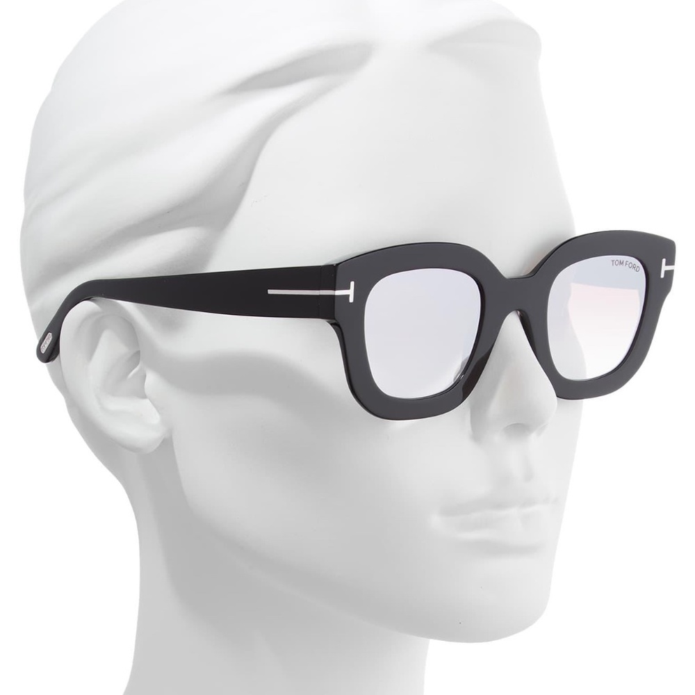 New TOM FORD Pia Black Square Sunglasses - Picture 4 of 16